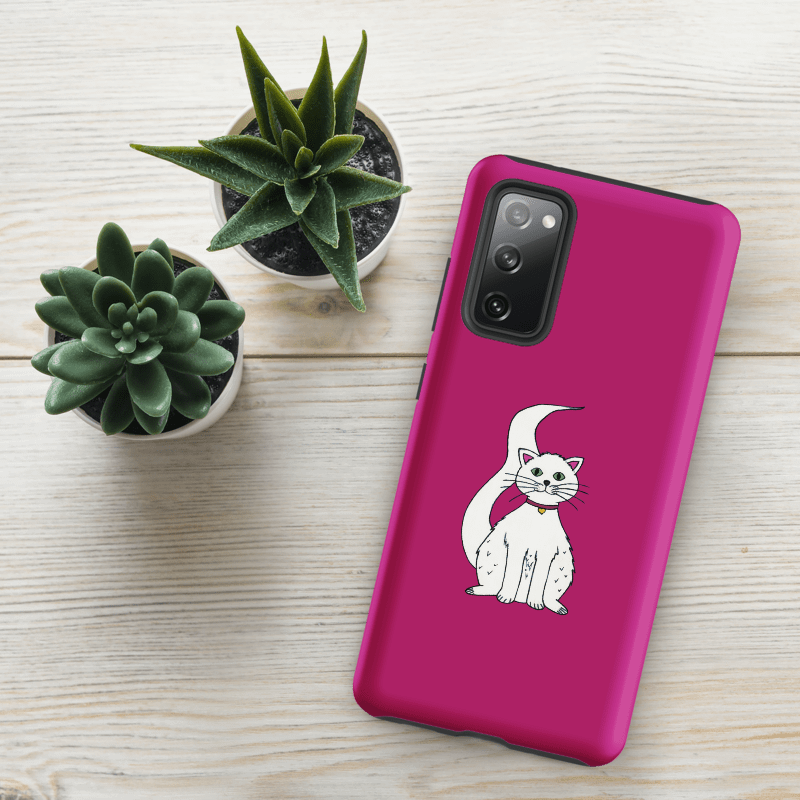White Cat (art by Dina R.) acrylic painting picture - Tough Case for Samsung product image (26)