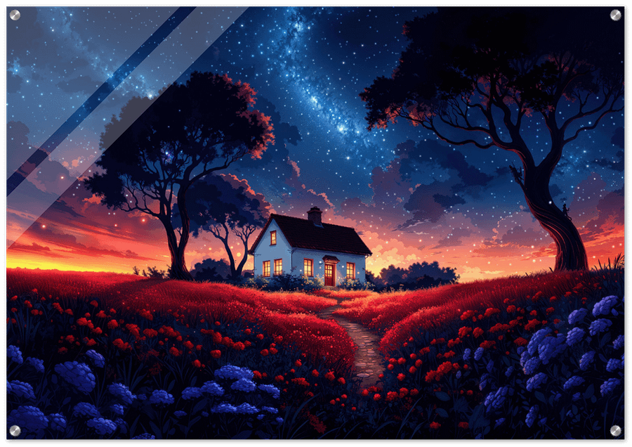 STARRY NIGHT GLOSSY ACRYLIC PRINT product image (1)