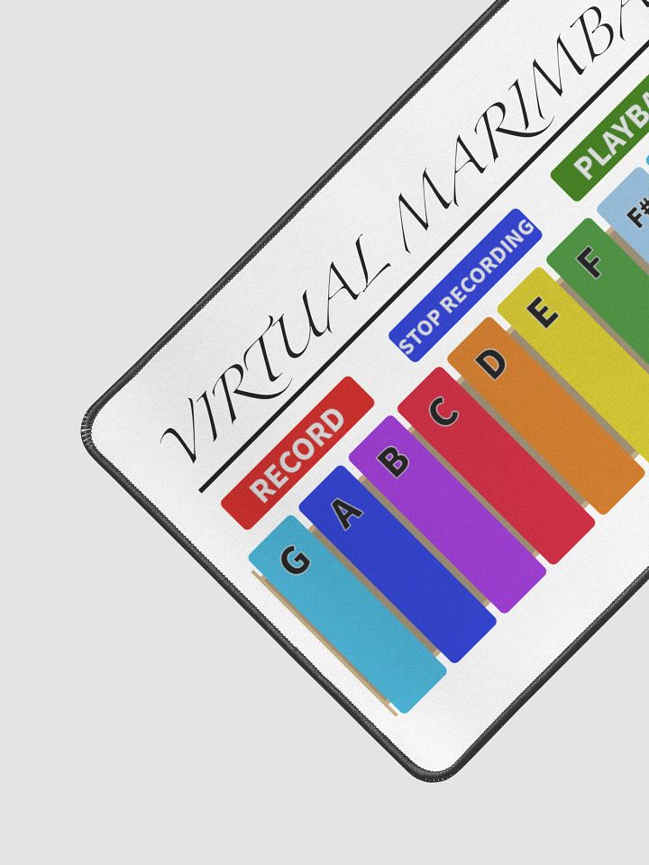 Rhythmic Notes Desk Mat product image (2)