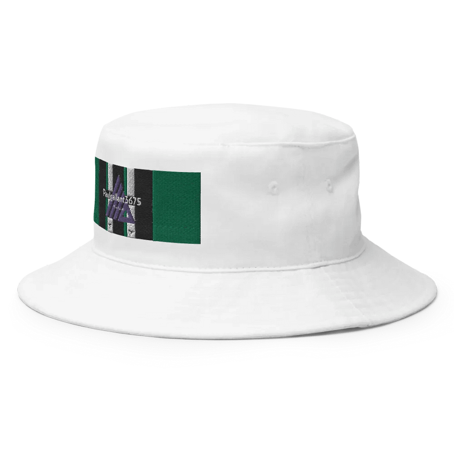 White bucket hat two magpies product image (2)