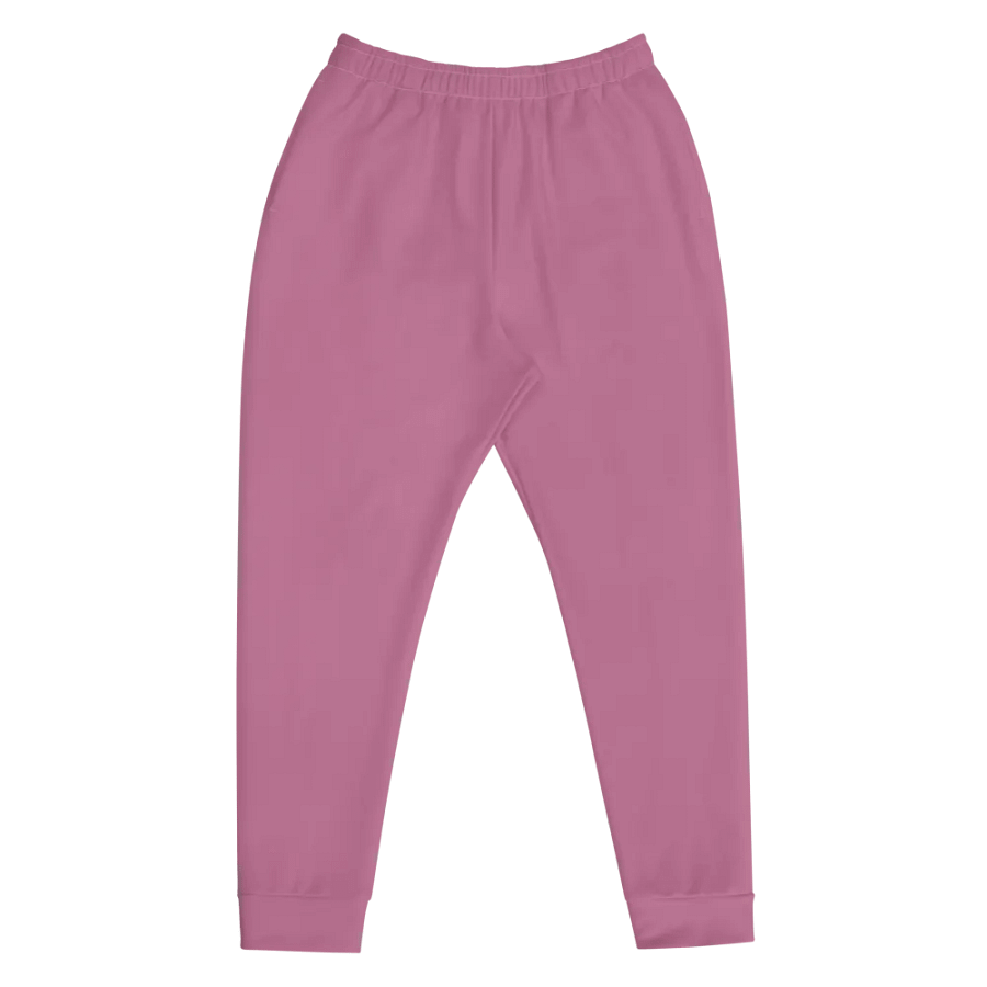 Plain Medium Dark Carnation Pink True Summer Recycled Polyester Premium Men's Joggers by Treasure Pie product image (12)