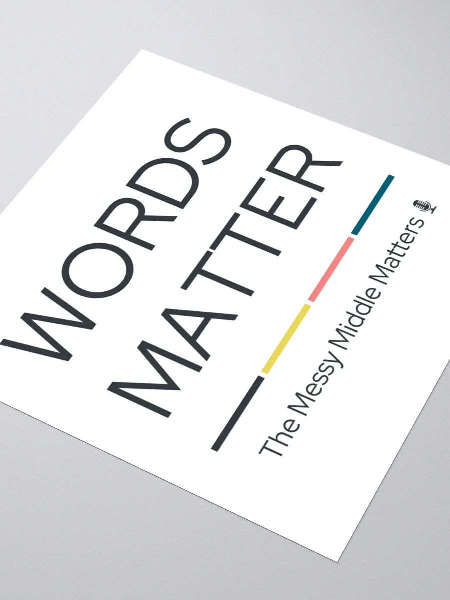Words Matter - Sticker product image (7)