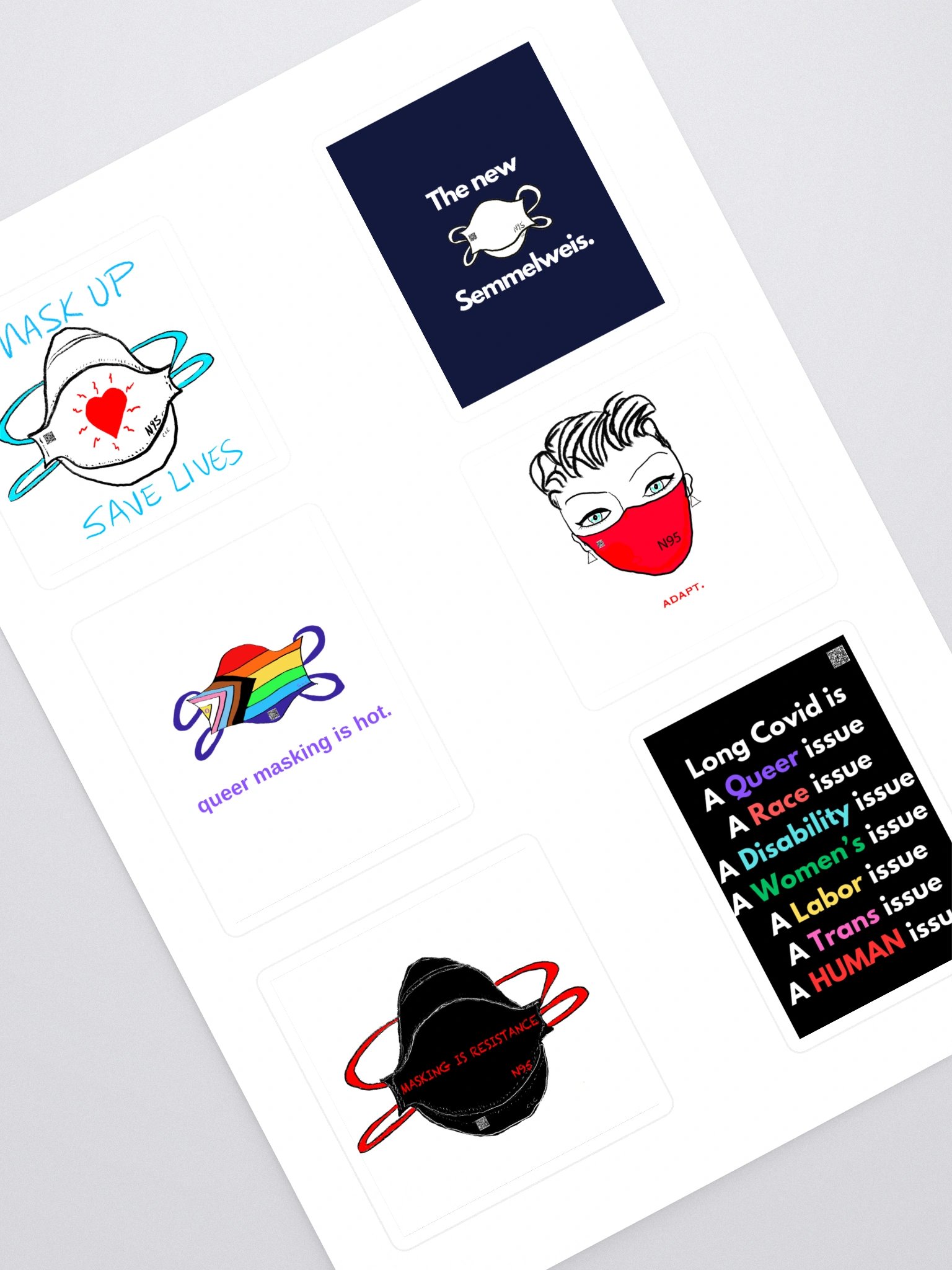 Sticker variety 6 pack product image (1)