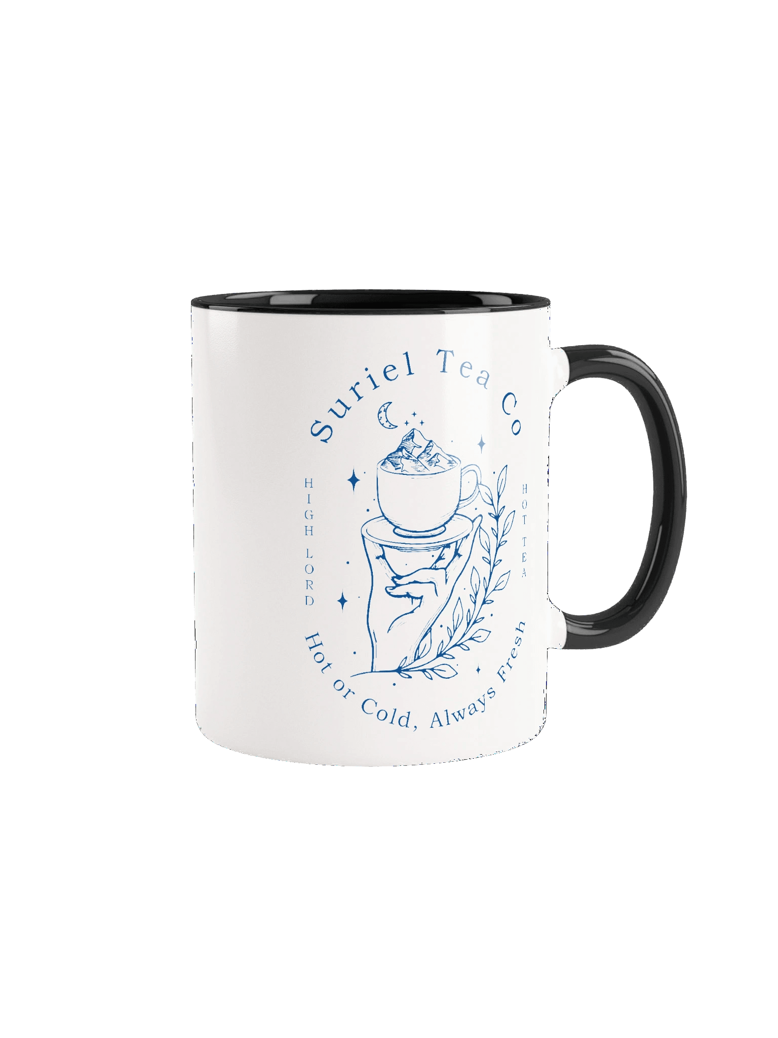 The Suriel Tea Co Suriel Tea Company Spill The Tea Velaris ACOTAR Symbol Two-Tone Coffee Mug 1WH2 product image (1)
