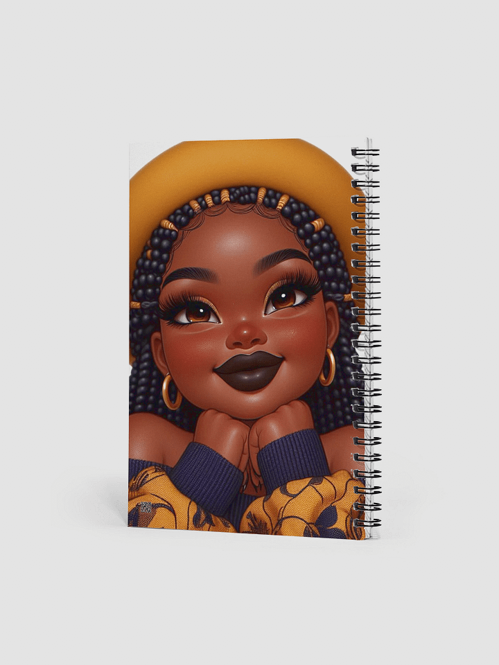 Golden Glow Spiral Notebook product image (2)