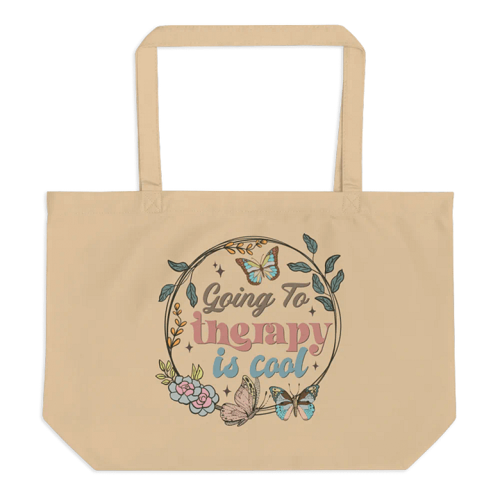 Going To Therapy Is Cool Tote product image (1)