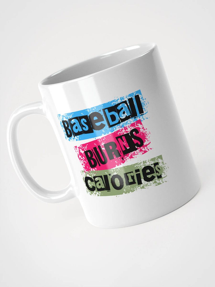 Baseball Burns Calories Colorful Burner Mug product image (2)