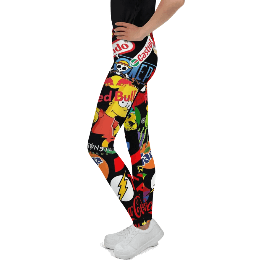 Kids Leggings – Famous Brands Print for Trendy & Stylish Look product image (12)