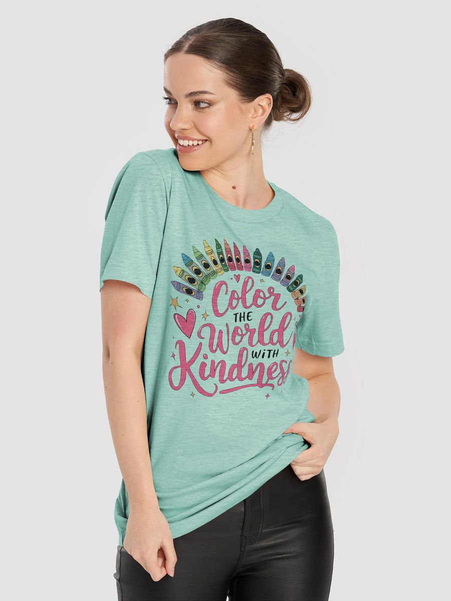 Color the World with Kindness - Teacher Tee product image (29)