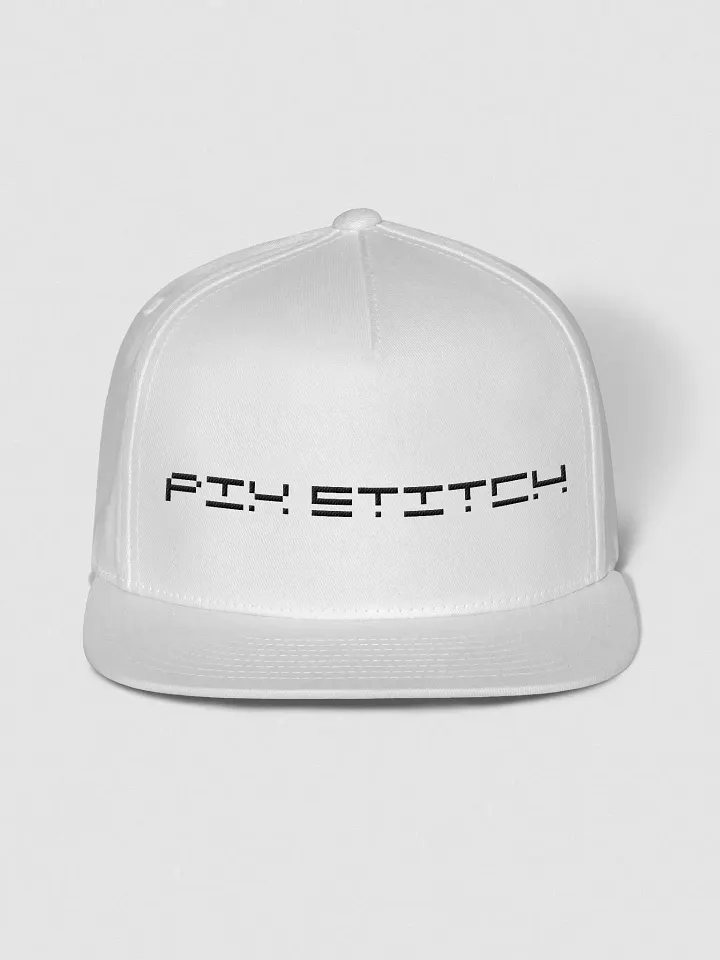 Pix Stitch Flat Snapback Cap product image (1)