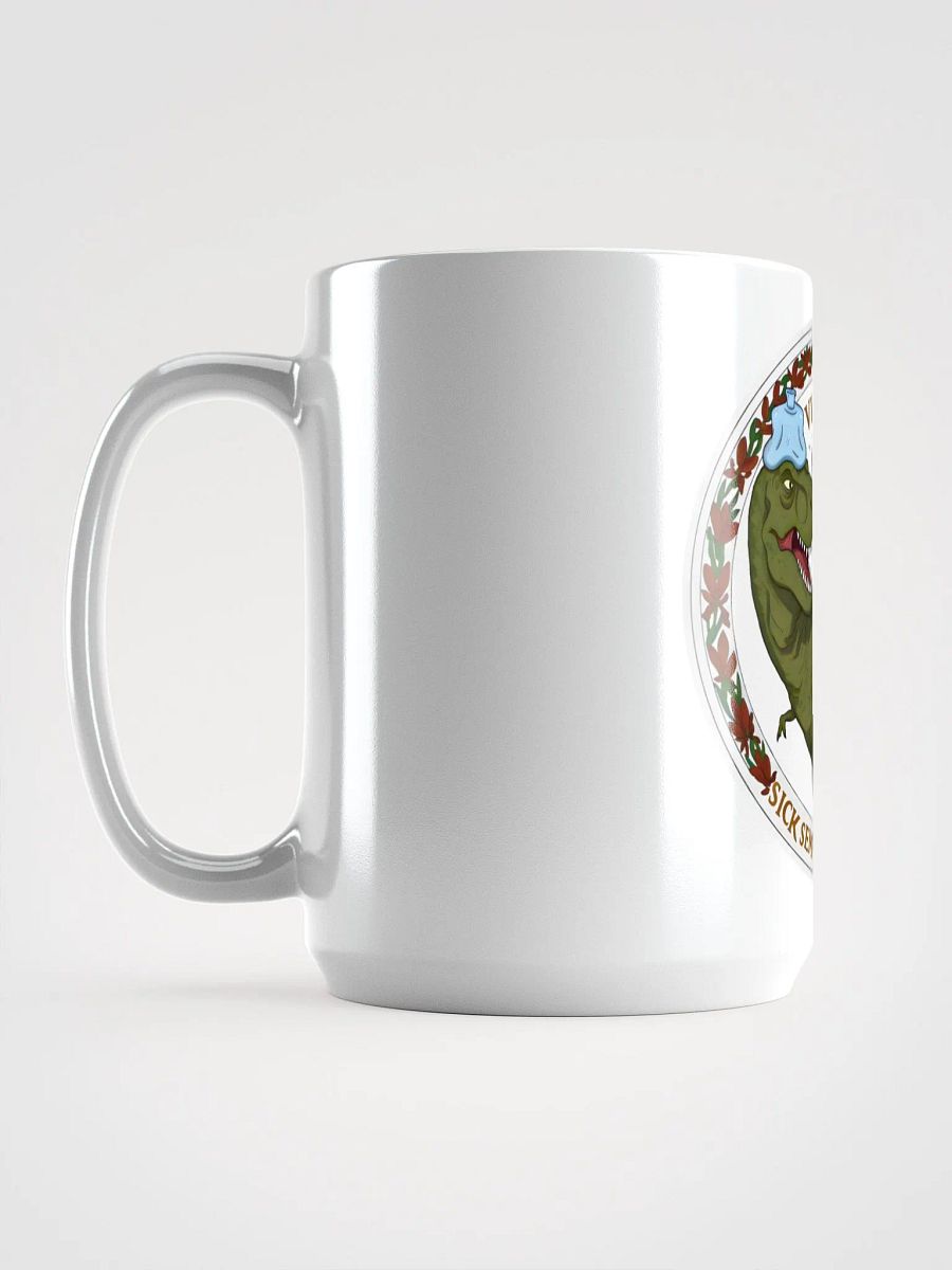 Sick Semper Tyrannis - Virginia State Flag Seal with Dinosaur Mug product image (6)