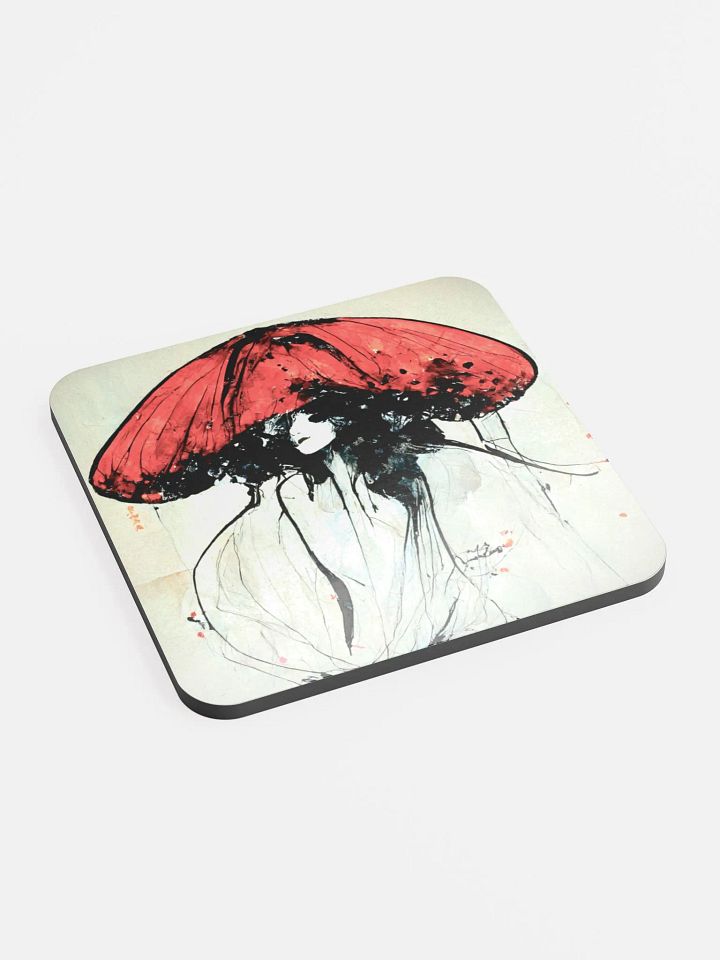 Expressive Red Hat Cork Coaster product image (2)