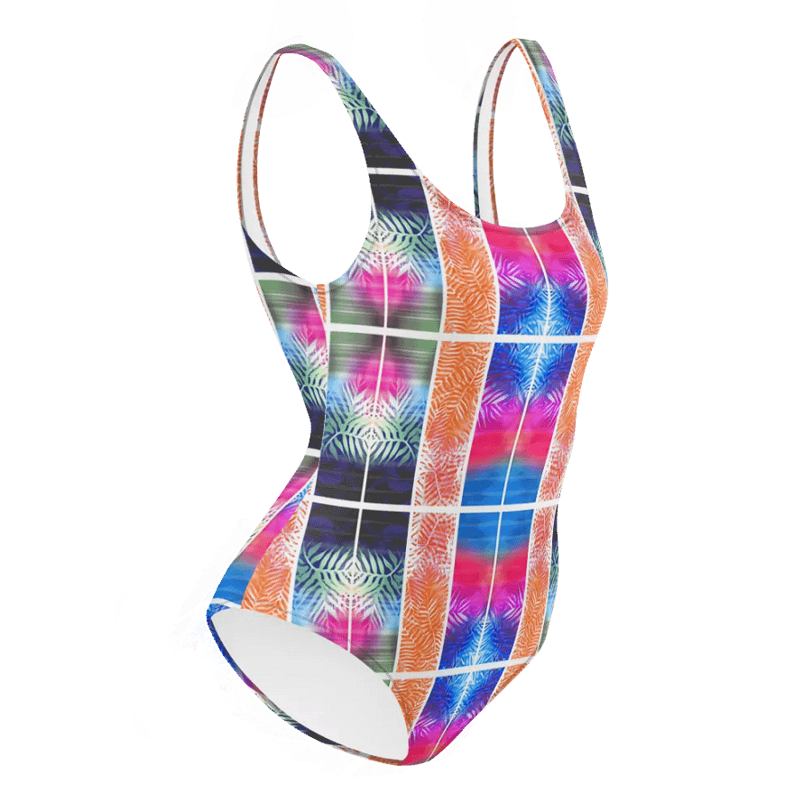 Floral Block One-Piece Swimsuit product image (11)