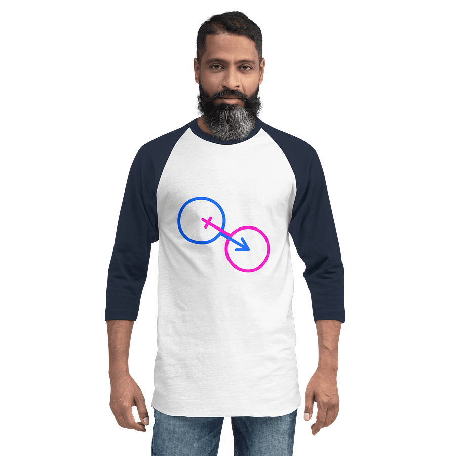 Two Gender Symbols Raglan Tee product image (2)