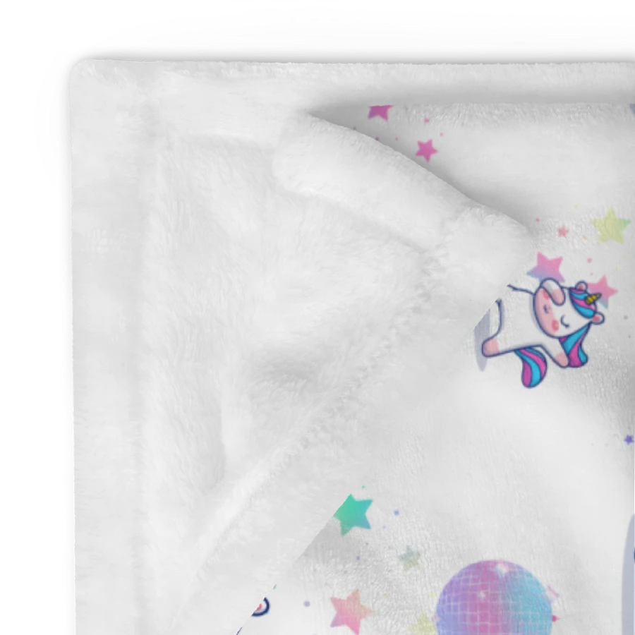 Disco Dabbing Unicorn Throw Blanket product image (15)