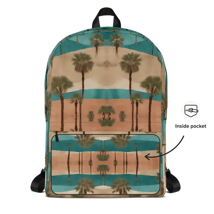 Infinite Palm Trees #3 - Backpack product image (5)