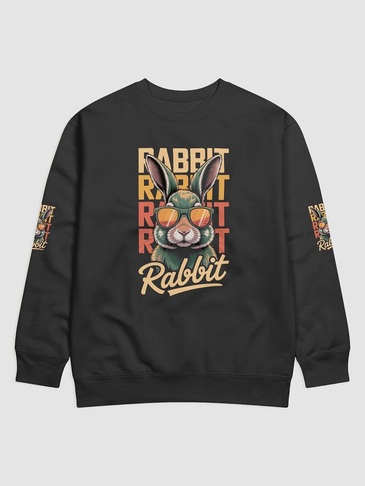 Retro Rabbit Sunglasses Sweatshirt product image (1)