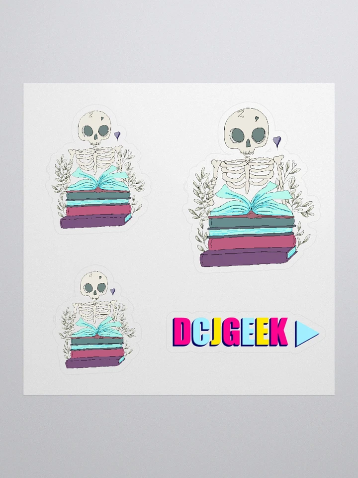 Skelly Book Club Sticker Page product image (1)