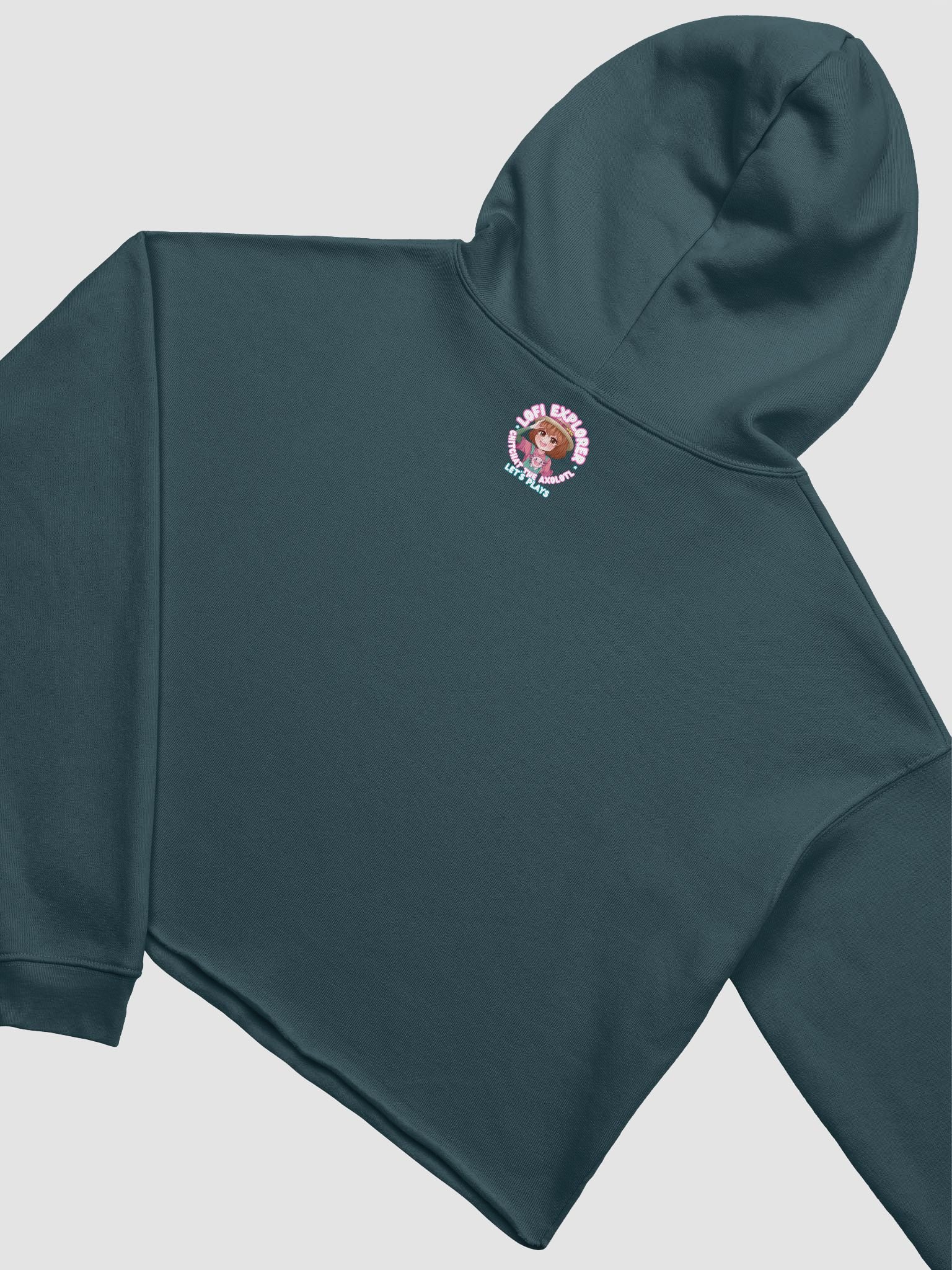 Pocket ChitChat the Axolotl Crop Hoodie product image (2)