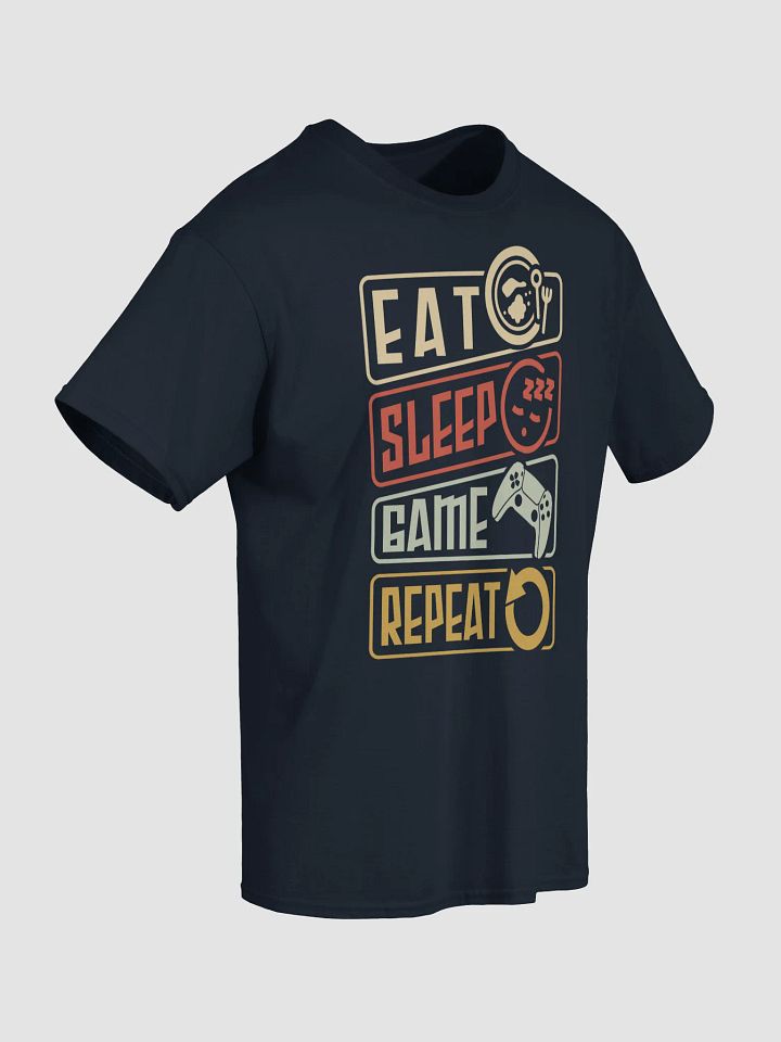 Master the Grind: Eat Sleep Game Repeat Shirt product image (2)