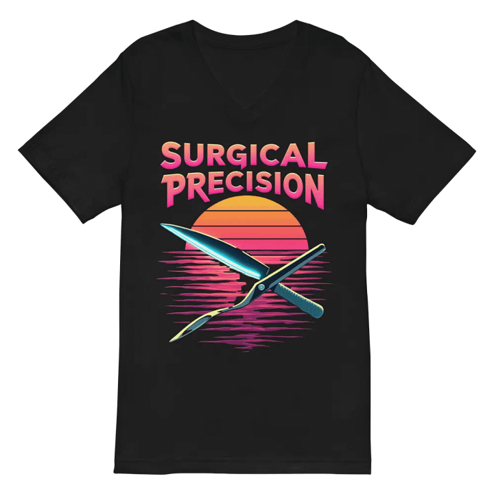 Precision Sunset Scissors V-Neck Tee product image (3)