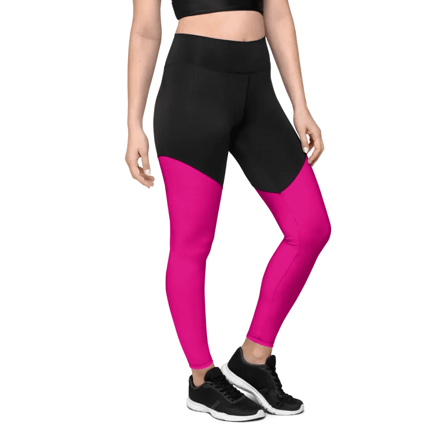 Sports Leggings (Magenta) product image (4)