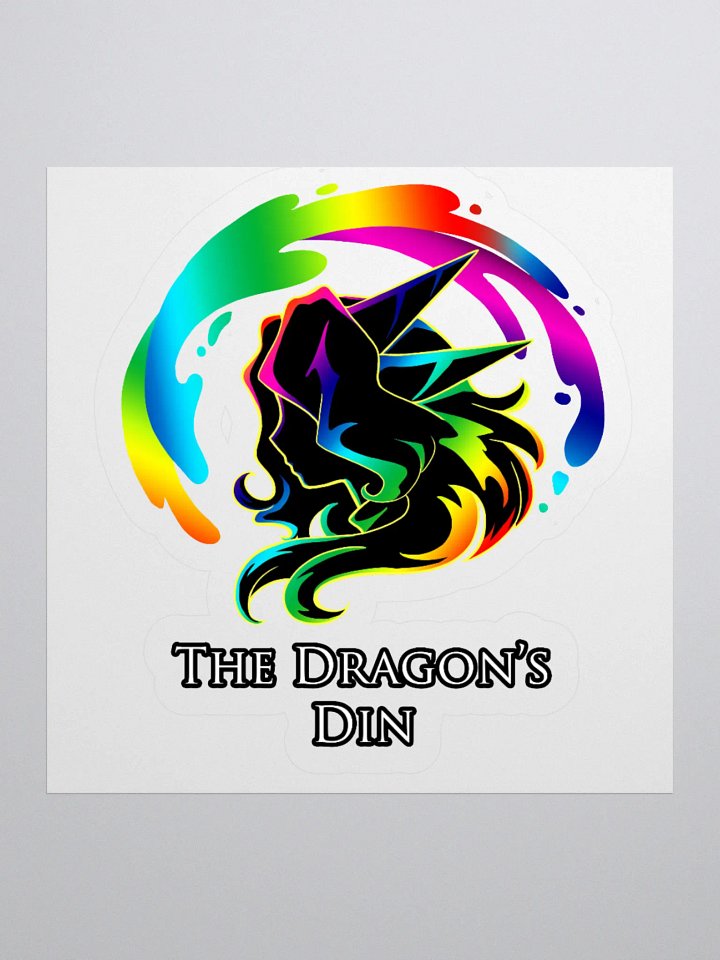 The Dragon's Din Logo Sticker product image (1)