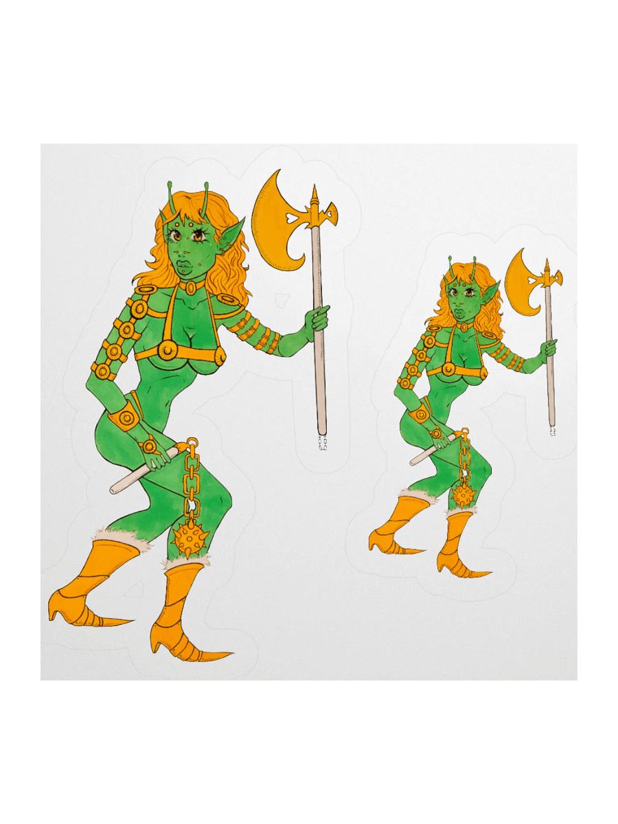 Pinuptober day 23 small stickers product image (1)