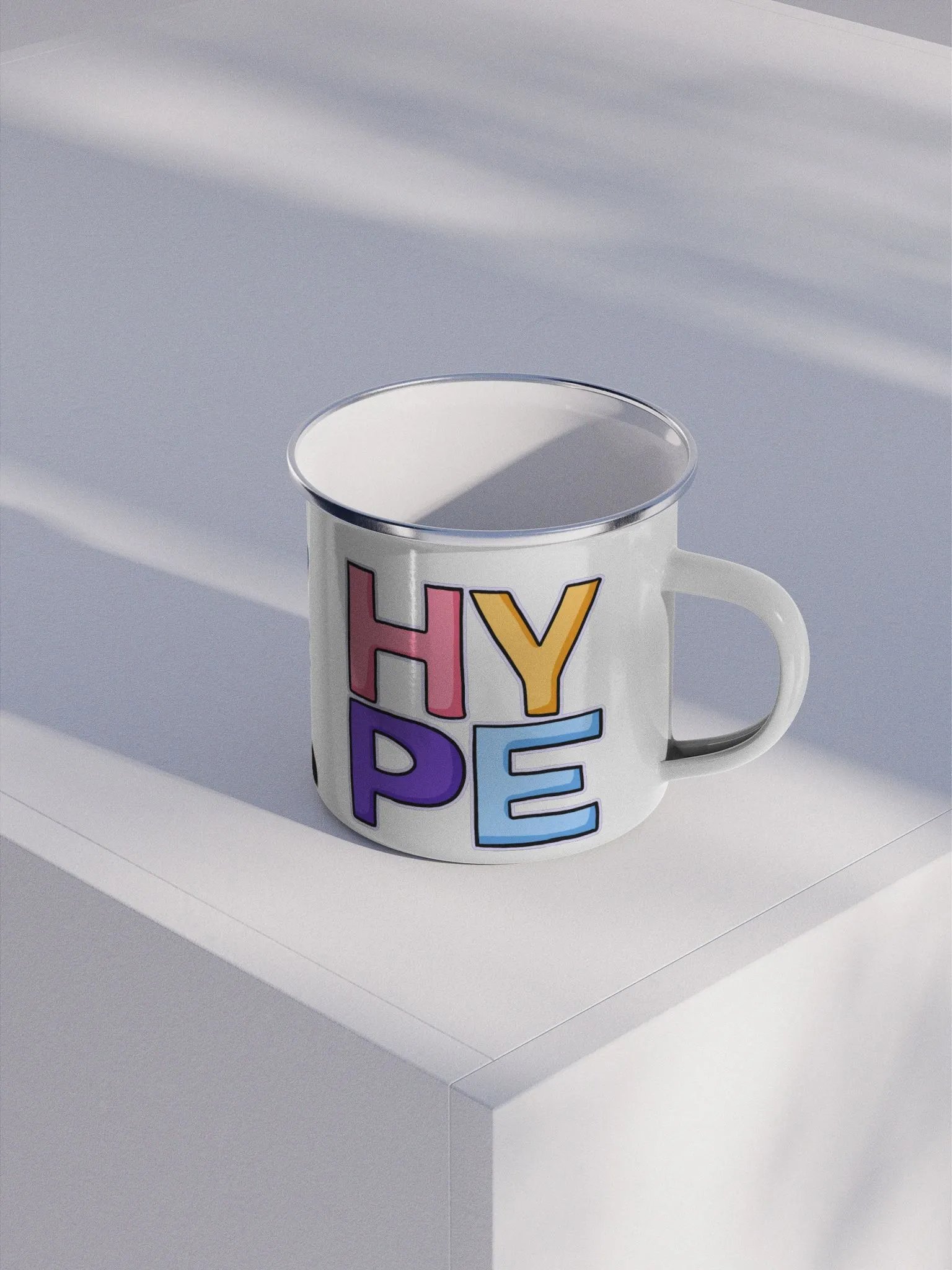 Hug and Hype Enamel Mug product image (2)