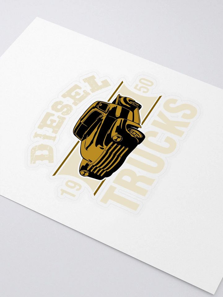 Vintage Diesel Truck Sticker Sheet product image (2)