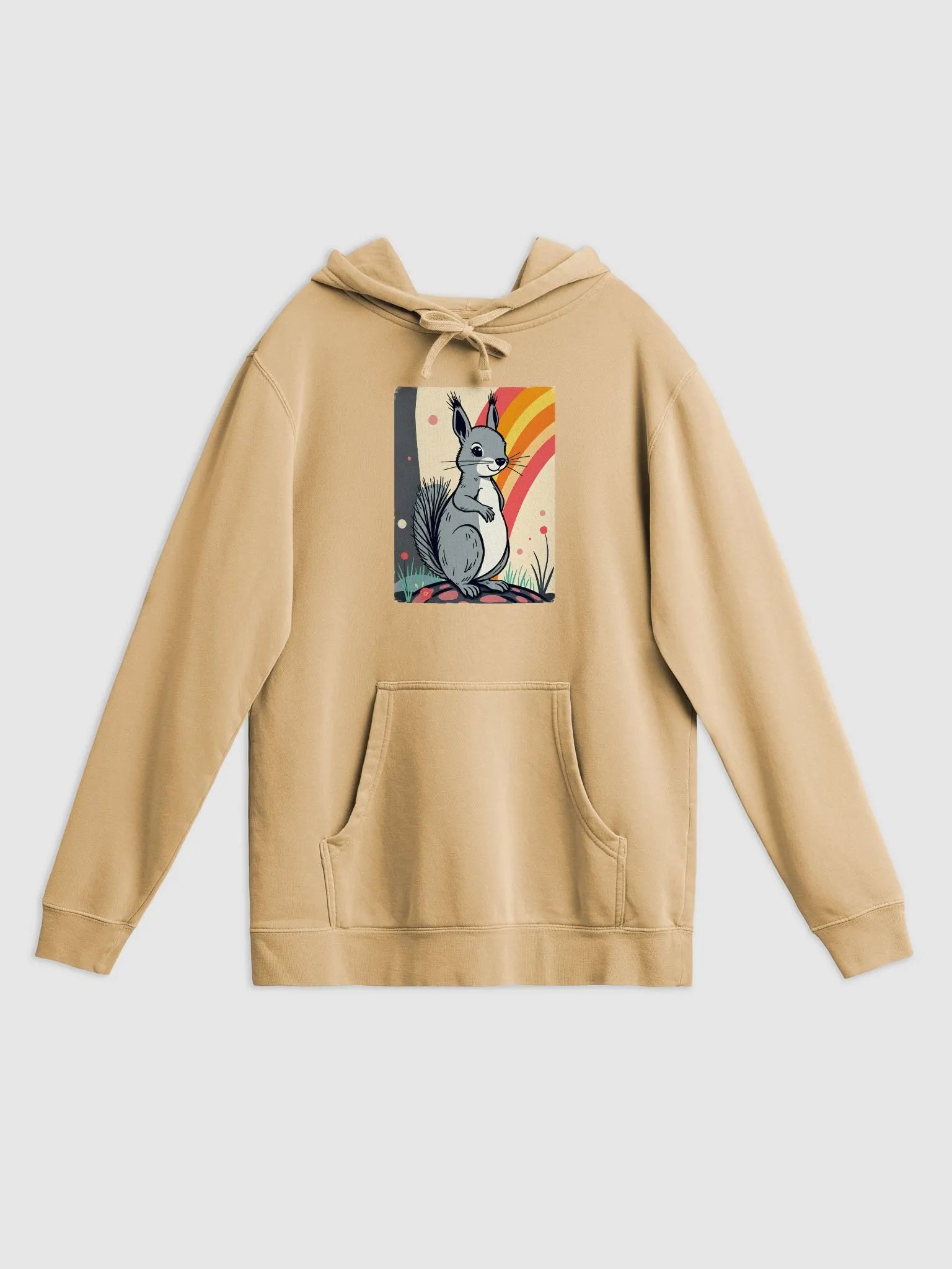 Rainbow Squirrel Vintage Hoodie product image (1)
