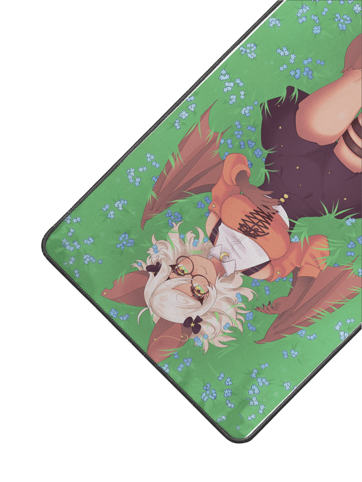 Ferra in the Meadow 12" x 22" Deskmat product image (2)