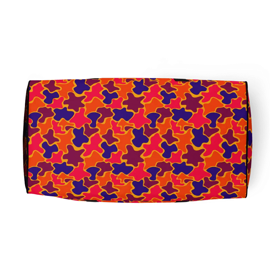 Multi Colored Pattern Blobs Bomber Duffel Bag product image (7)