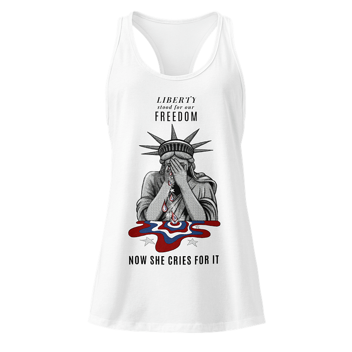 Civil Unrest - Lady Liberty Crying Tank product image (1)