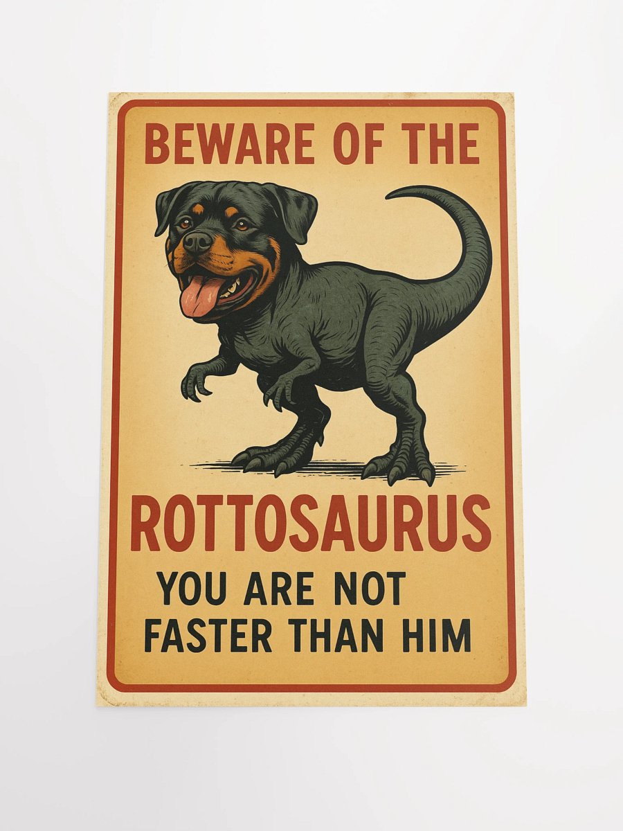 Beware of the Rottosaurus, You are not faster than him product image (2)