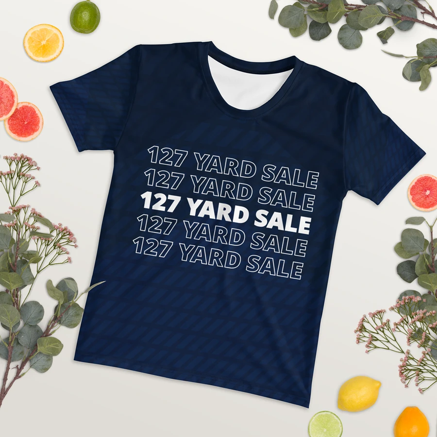 127 Yard Sale (2024) - All-Over Nautical Blue Print Women's Crew Neck T-Shirt product image (14)