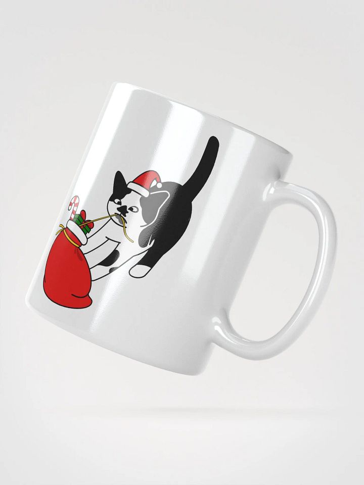 Santa Paws Christmas Cat Mug product image (5)