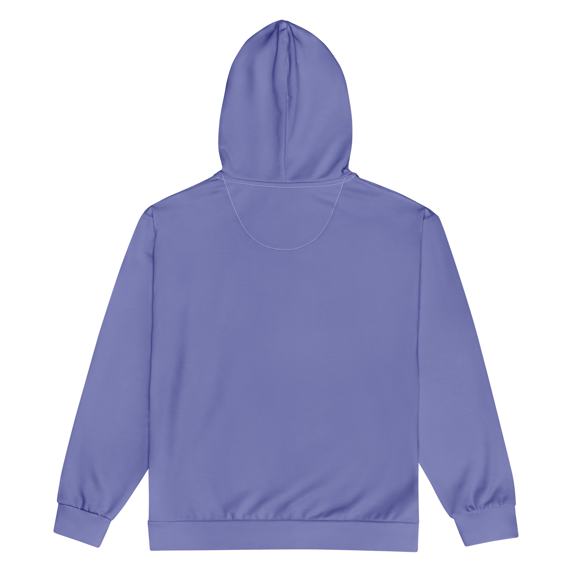 I Own a House in Aspen Violet Blue Solid Color Eco Friendly Unisex Zip Hoodie product image (2)