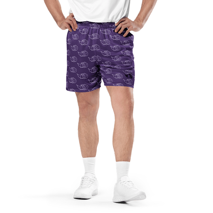 Purple Pattern KB Ball Shorts product image (1)