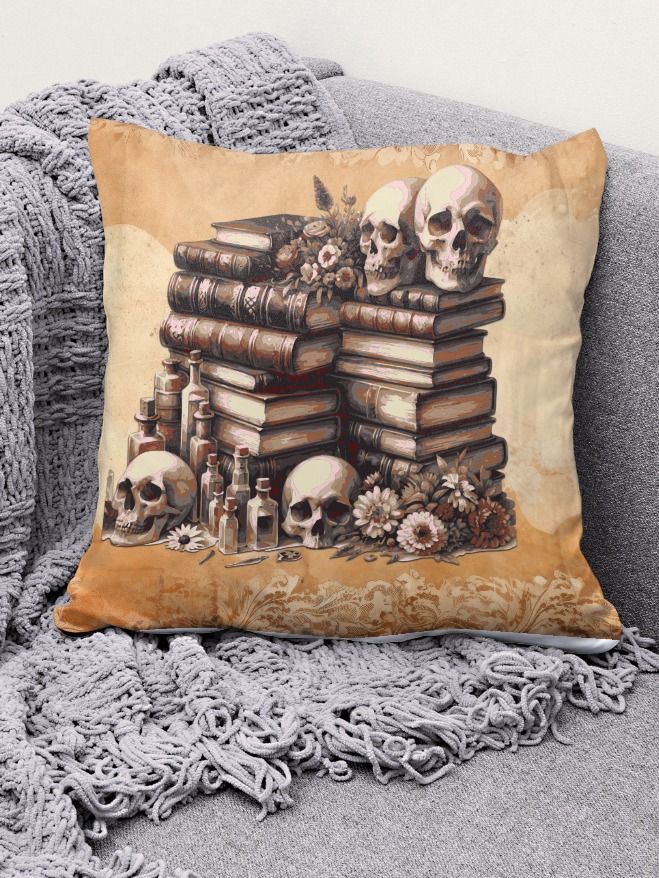 Gothic Academia All-Over Print Pillow product image (4)