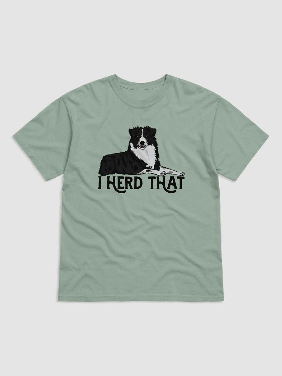 I Herd That | Funny T-Shirt for Australian Shepherd (Black and White) Dog Owners product image (4)