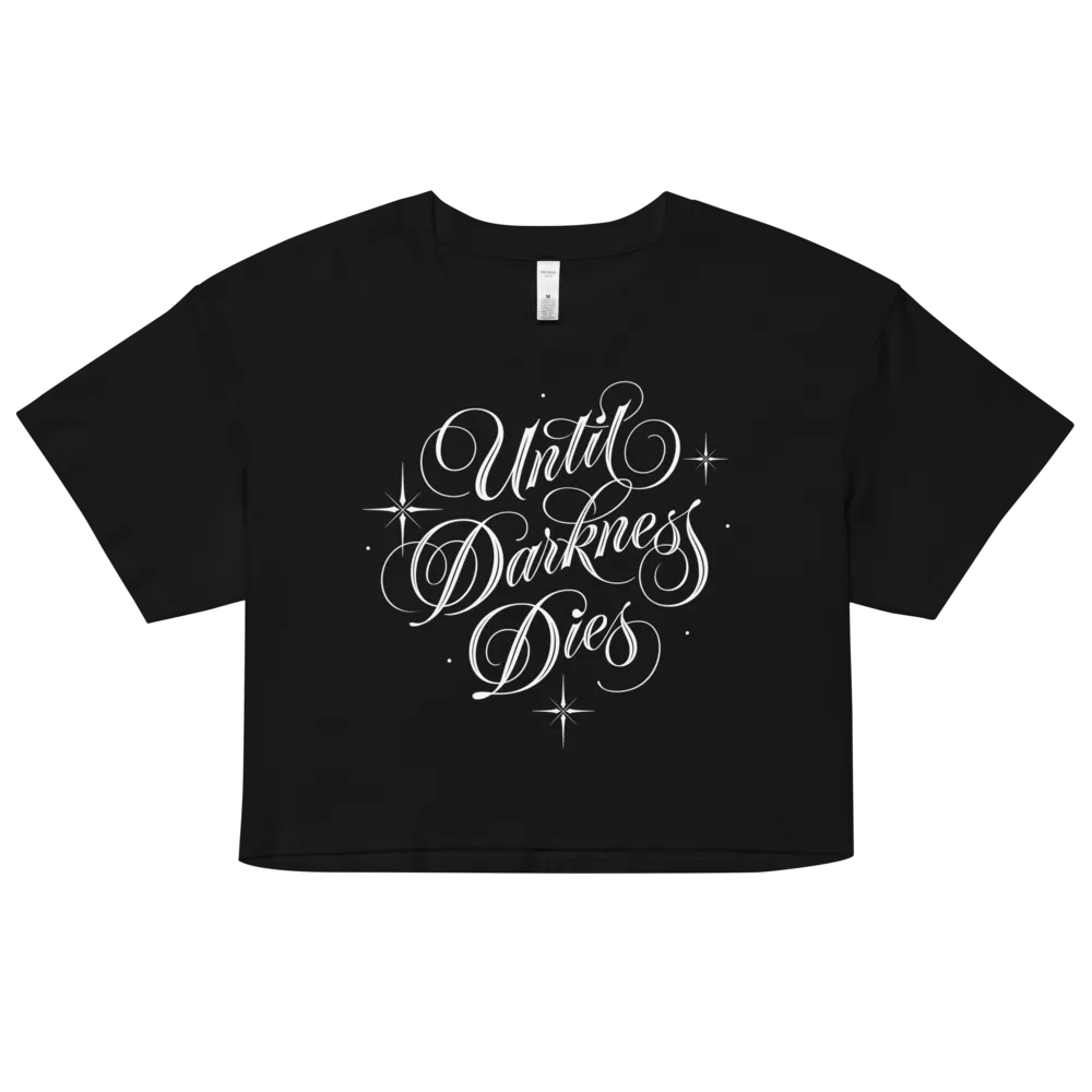 Until Darkness Dies (simple design) Women's Premium Crop Top product image (2)