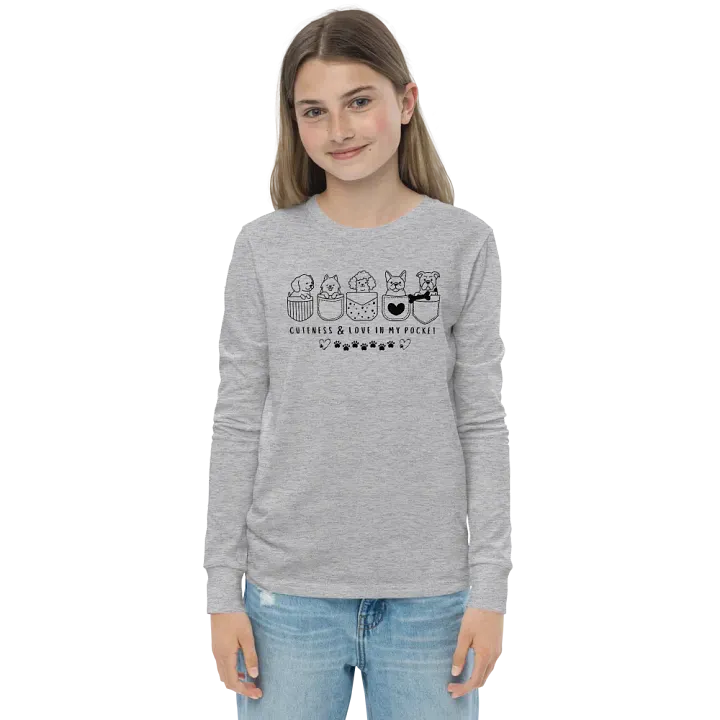 Cuteness and Love in My Pocket Long Sleeve T-Shirt product image (1)