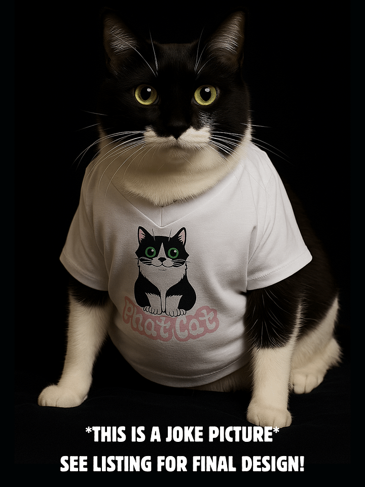 Phat Cat Men's Soft V-Neck (Pink) product image (2)