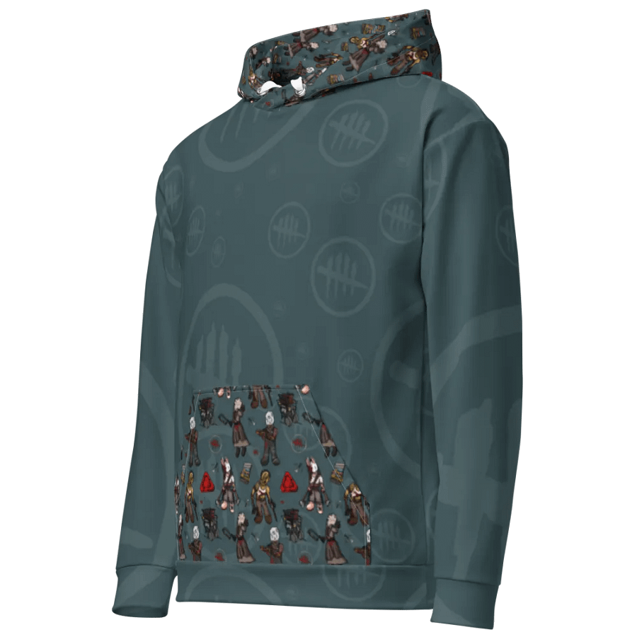 Dead by daylight Patterned Hoodie (dark) product image (3)