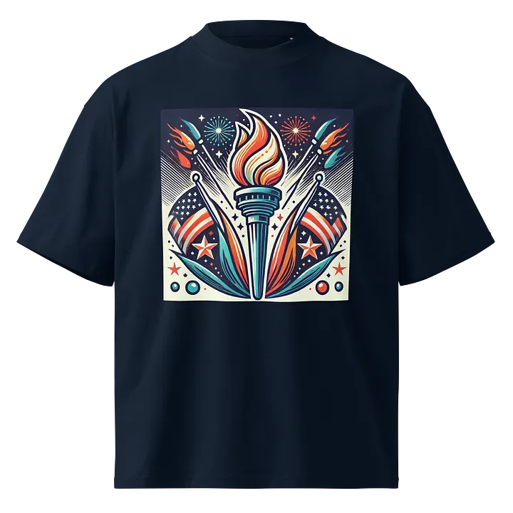 Liberty Flame Celebration Organic T-Shirt product image (1)