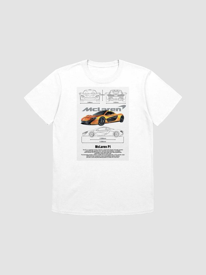 McLaren P1 Hypercar Illustrated T-Shirt product image (1)