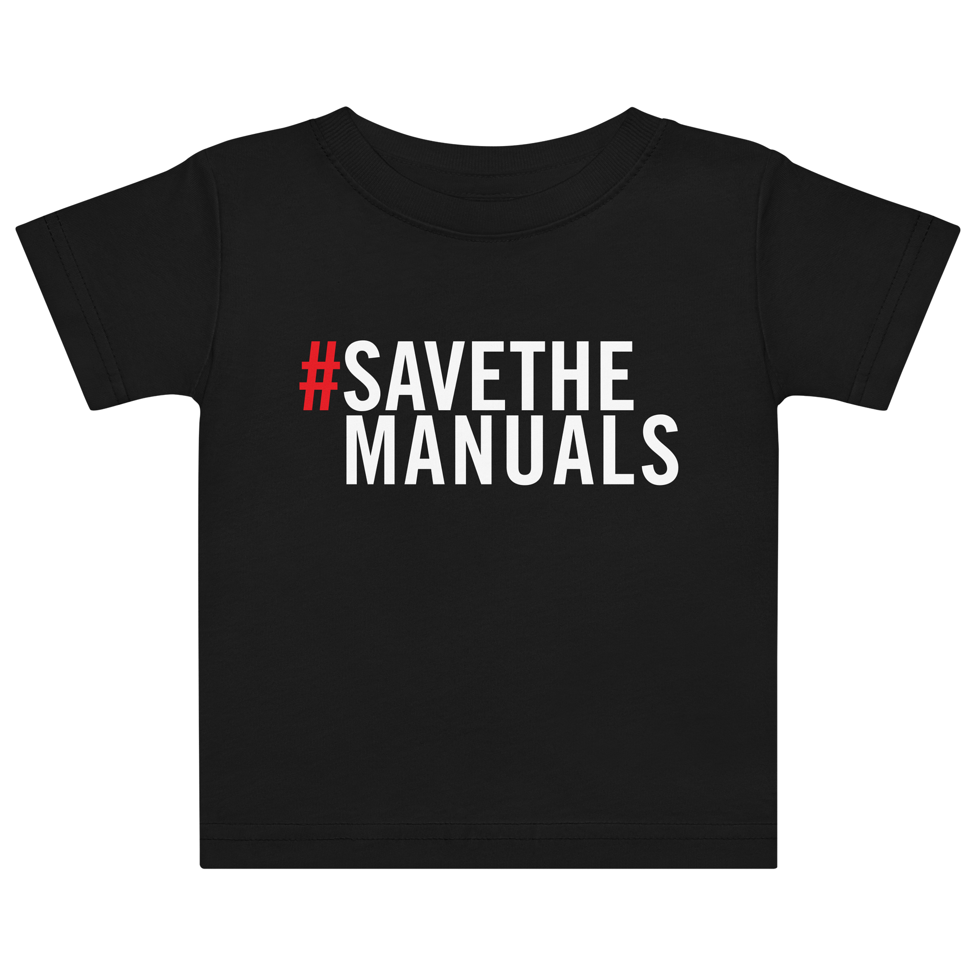 #SAVETHEMANUALS BABY JERSEY TEE product image (1)
