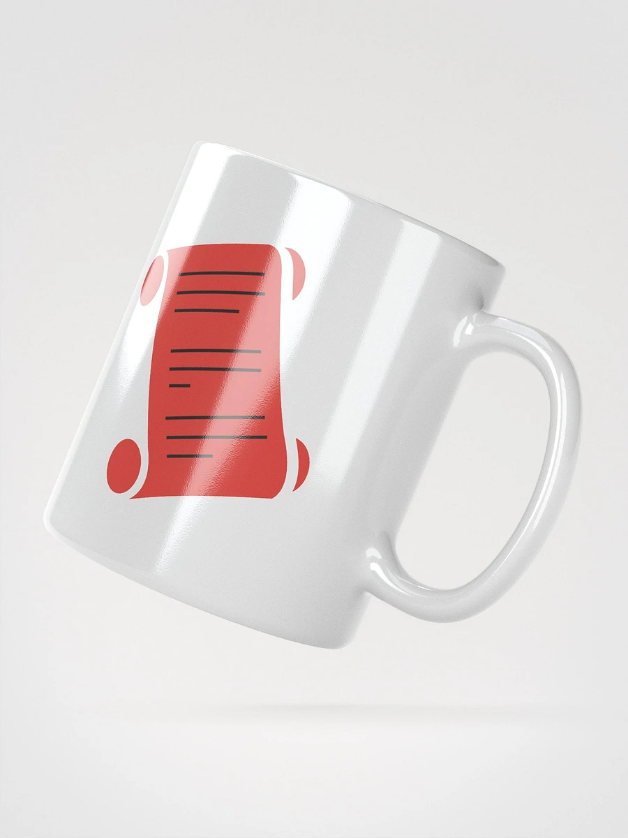 The Forbidden Scrolls Logo White Ceramic Mug product image (2)