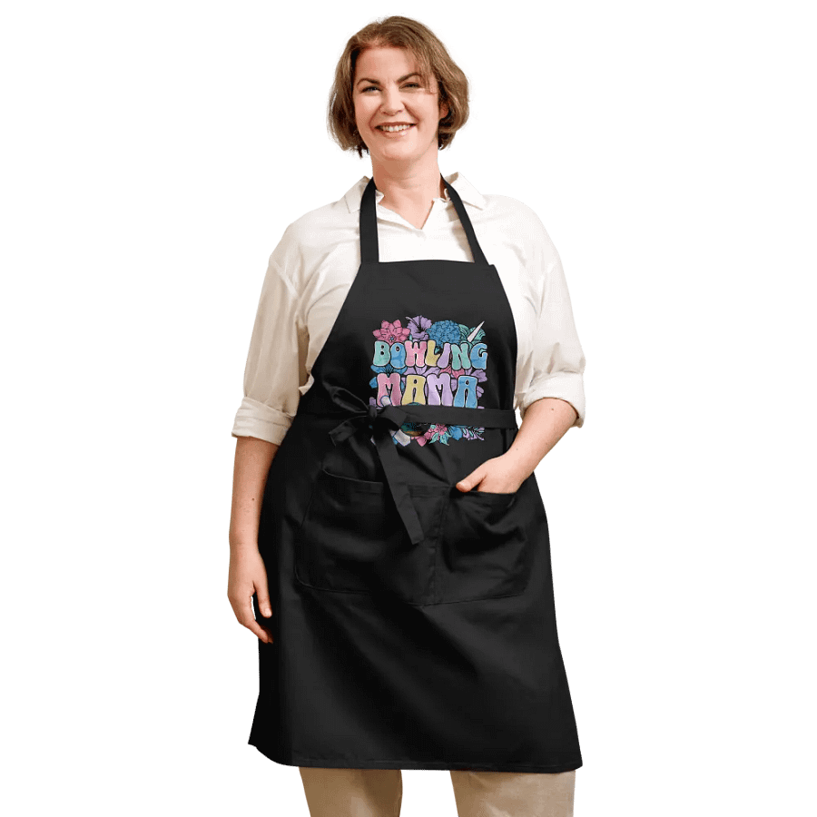 Bowling Mama Fun Organic Cotton Apron product image (7)
